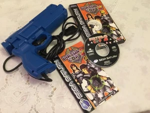 Sega Saturn Virtua Cop 2 gun game booklet games case VGC - Picture 1 of 8