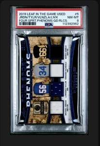 2019 Leaf In The Game Used Jordan/Taylor/Valenzuela/Lemieux 15/30 NM-MT 8 - Picture 1 of 2