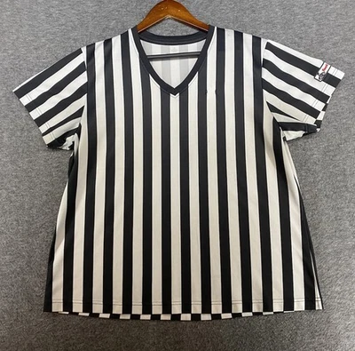 Foot Locker Employee Work Uniform Unisex Size XL Referee Shirt V Neck SEE PICS - Image 1 of 4