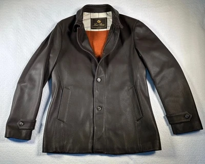 Chaqueta Abrigo Loro Piana Piel de Ciervo y Cachemira Para Hombre Talla Pequeña S - Perfecta Sin Defectos Foto 1 de 4