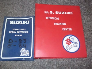 1982 1983 1984 1985 Suzuki DR125 Dr 125 Reparación Servicio Manual Juego - Imagen 1 de 10