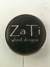 Zati Wheel Center Hub Cap Black Chrome K70-Zati-Bw 2-5/8" Diameter Zati Za2