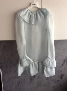 VIVETTA BLUSE/KLEID GR. 40 IT. FARBE HELLBLAU AUS POLYESTER - Bild 1 von 10
