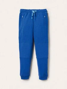 Mini Boden Boy's Full Length Warrior Knee Joggers in Brilliant Blue - Picture 1 of 3