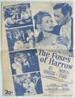 The Foxes of Harrow  1947 herald – Rex Harrison, Maureen O'Hara
