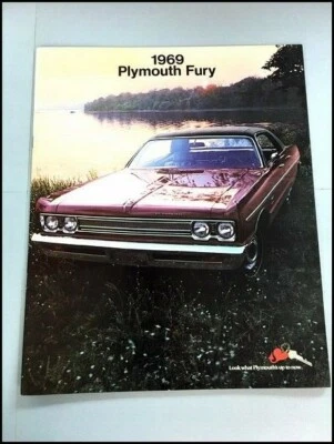 1969 Plymouth Fury 32-page Original Car Brochure Catalog - Convertible VIP Sport Foto 1 de 4