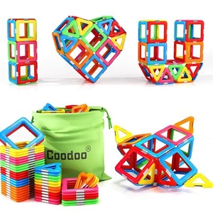 Upgraded Magnetic Blocks Tough Tiles STEM Toys for 3 Year Old Boys and Girls - Picture 1 of 5
