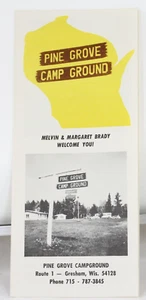 Pine Grove Camp Ground Brochure. Gresham, Wisconsin. - Picture 1 of 3