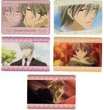 5 pcs trading Card Junjou Junjo Romantica anime Usami Akihiko Takahashi Misaki