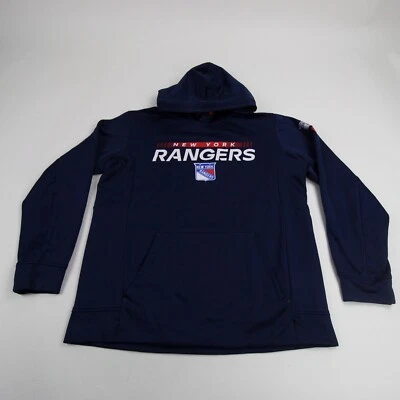 Jacob Trouba 8 New York Rangers Player Issue Hoodie Fanatics Authentic Pro L - Image 1 of 4