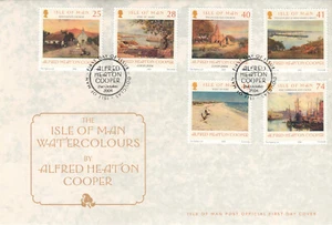 Alfred Heaton Cooper Watercolours GB Isle of Man FDC 2004 (137791) - Picture 1 of 1