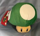 Nintendo Super Mario Plush 1Up Green Mushroom Extra Life 5? Damaged Tag