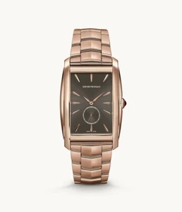 Emporio Armani Swiss Made Rose Gold-Tone Stainless Steel Watch ARS8355 $795 - Picture 1 of 4