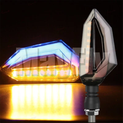 Luz indicadora intermitente LED modificación moto apta para Yamaha Foto 1 de 4