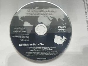 2003 2004 2005 2006 CADILLAC SRX NAVIGATION DVD 25979939 WEST COAST VER 8.0 OEM - Picture 1 of 24
