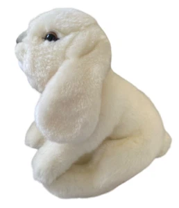 Toys R Us Bunny Rabbit Plush Sitting Stuffed Animal White 2012 - Picture 1 of 6