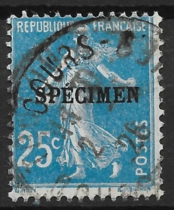 FRANCE COURS D'INSTRUCTION SEMEUSE SPECIMEN N° 140 CI4 OBLITERE COURS PRATIQUES - Picture 1 of 1