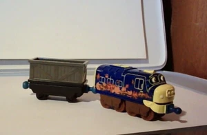 Learning Curve 2010 Chuggington Diecast Trains Brewster Fall Leaves Mud + Wagon - Picture 1 of 2