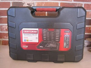 CRAFTSMAN 115 PC. MECHANIC TOOL SET #913161-1/4 & 3/8 IN-DRIVE-6-PT-SAE & METRIC - Picture 1 of 10