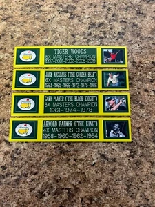 ARNOLD PALMER (4X MASTERS CHAMP) NAMEPLATE FOR AUTOGRAPHED BALL DISPLAY/FLAG - Picture 1 of 1