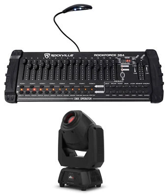 Chauvet DJ Intimidator Spot 260X Moving Head Light w/RF Receiver+DMX Controller - Image 1 of 4