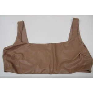 Skim Faux Leather Bralette | Size 4X - Picture 1 of 2
