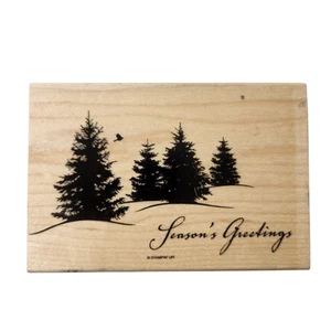 Stampin Up Scenic Season Gretting's Retired Holzstempel Kartenbasteln - Bild 1 von 5