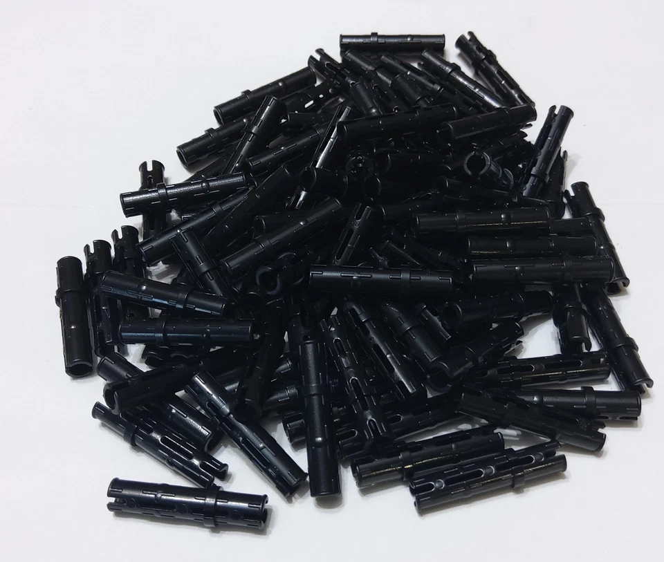 100x Gobricks gds-888 pin 3l with friction für Cada Mould King Rastar schwarz