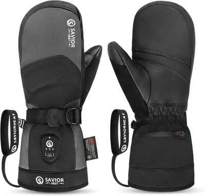 SAVIOR HEAT 3.0 Upgraded Heated Mittens for Women,7.4V 3000mAh Battery Ski...  - Image 1 of 4