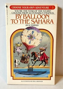 By Balloon to the Sahara -Choose Your Own Adventure #3) by D. Terman PB Book - Imagen 1 de 4
