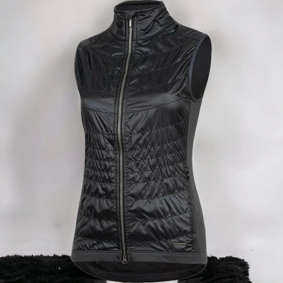 Pearl Izumi Ladies/Ladies Boulevard Merino Gilet Black/Grey - XL - Image 1 of 1