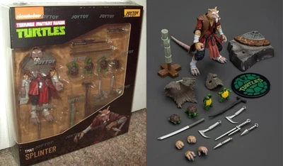 Figura Joy Toy Master Splinter 1/18 TMNT Teenage Mutant Ninja Turtles Sin usar, en caja sellada nueva Foto 1 de 4