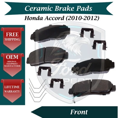 Kit de pastillas de freno delanteras de cerámica ACDelco OEM para Honda Accord 2010--2012 9 años de garantía Foto 1 de 4