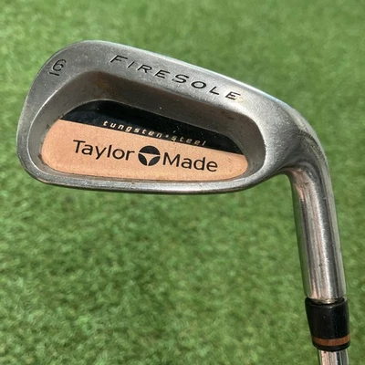 TaylorMade Firesole 6 Iron Titanium Tungsten RH Steel Rifle R-80 Shaft Golf Club - Image 1 of 4