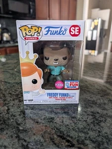 Funko Pop! Freddy Funko As Wolfman Flocked (1000 PCS) Box of Fun w/Protector - Picture 1 of 6