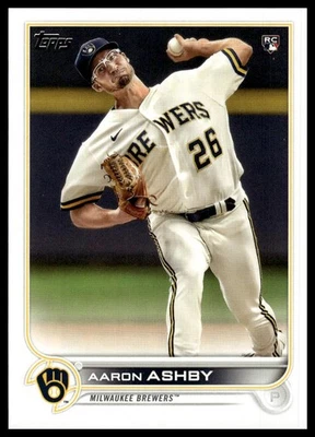 2022 Topps #78 Aaron Ashby RC - Image 1 of 2
