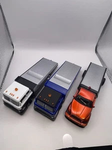 Lot Of 3 Maisto Design 1:64 Transport Trucks Killer Mike Ramp Truck Toyo Tires - Picture 1 of 17