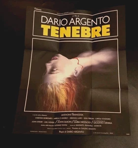 Tenebrae Synapse Films Dario Argento 4K UHD Limited Edition POSTER ONLY/NO MOVIE - Imagen 1 de 2