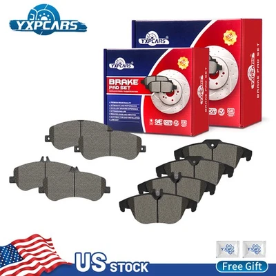 Kit pastillas freno cerámicas delanteras y traseras para Mercedes-Benz GLK250 GLK350 2009-2015 Foto 1 de 4