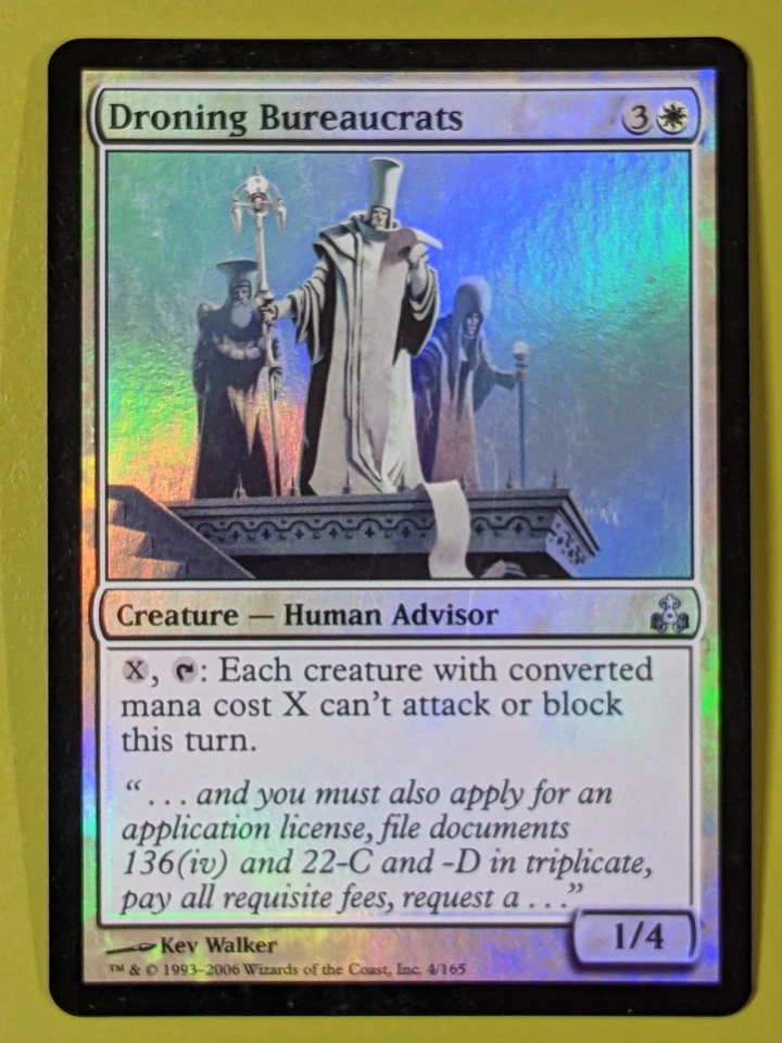 FOIL Droning Bureaucrats x1 Guildpact 1x Magic the Gathering MTG - Image 1 of 1
