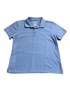 LL Bean Relaxed Fit Polo Women’s L Regular Blue Casual See Description - Picture 1 of 8
