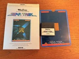 Vintage GCE Vectrex Star Trek 1982 Video Game