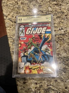 G.I. Joe Real American Hero #1 Zeuge signiert von Larry Hama - Bewertung 5,5 CBCS - Bild 1 von 14