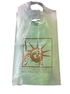 Freiheitsstatue Plastiktüte HDPE Schwerlast NYC Souvenir New York Memorabilia - Bild 1 von 8