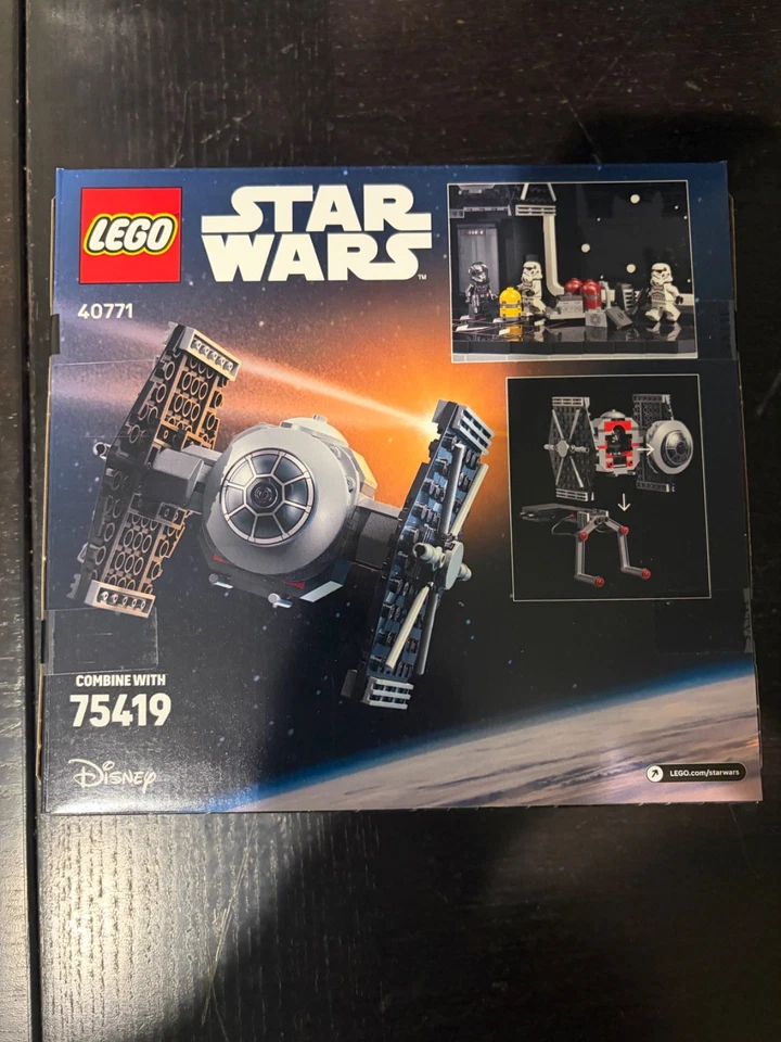 LEGO Star Wars Tie Fighter con Perchero Imperial 40771 Nuevo Precintado, Retirado Foto 1 de 2