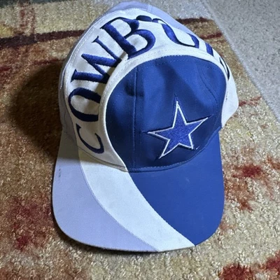 De colección Dallas Cowboys Sombrero Gorra Snap Back Para Hombres Eastport Remolino NFL Fútbol Años 90 Foto 1 de 4
