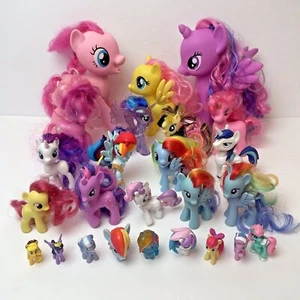 Lot of 25 My Little Pony Figures 2"- 8" Minis Brushables - Picture 1 of 7