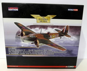 Corgi 1/72 Scale Diecast AA38401 Bristol Blenheim IV 82Sqn 1942 Duxford Restored - Picture 1 of 3