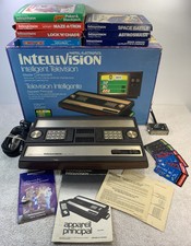 Mattel INTELLIVISION Game System Console w Box w/ 7 Games Boxes Read Description