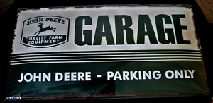Nostalgic Art JOHN DEERE GARAGE. Blechschild 25 x 50 cm Selten - Picture 1 of 1
